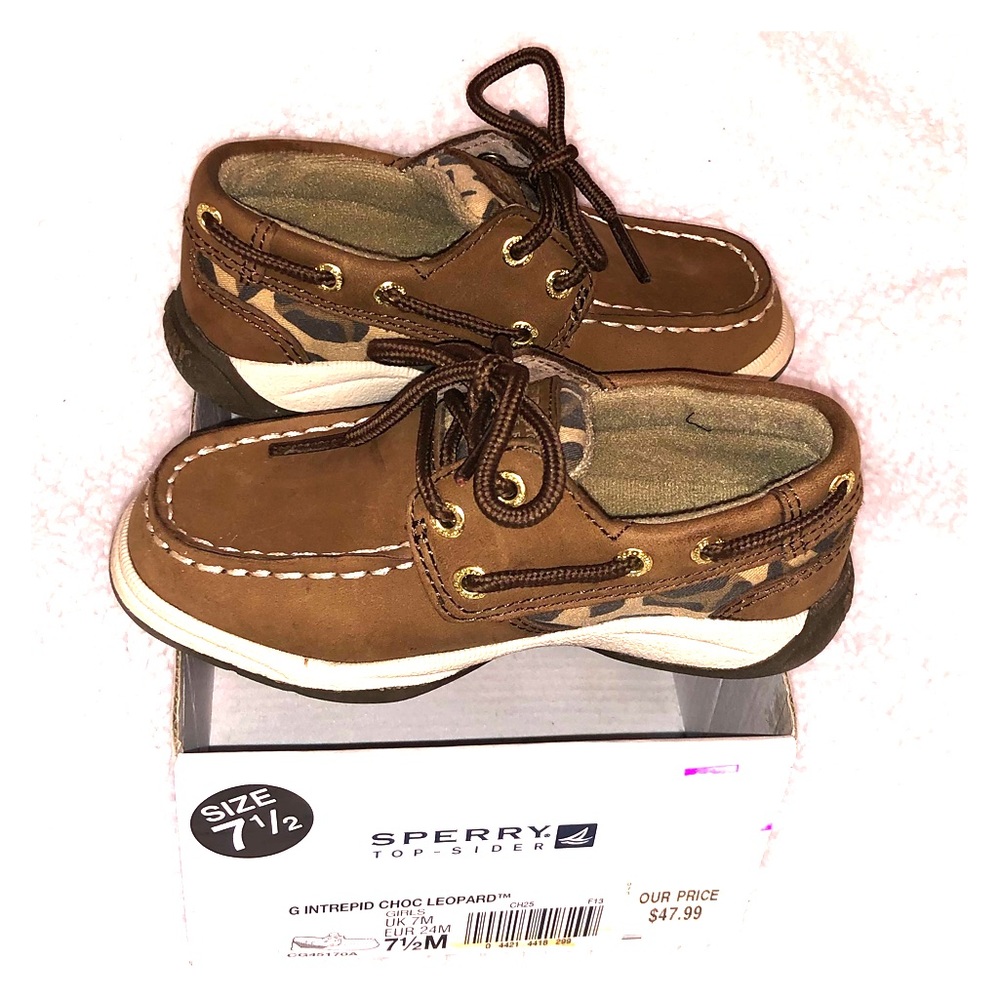 Sperry Top-Sider Leopard Toddler Girls